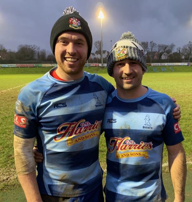 Jon Rogers and Lewys Gibby, who both played vital roles for The Otters